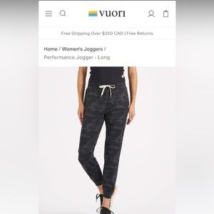 Vuori women’s performance jogger pants size small. Most comfortable joggers